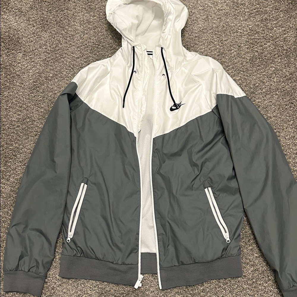 Nike Two-Tone Gray and White Jacket